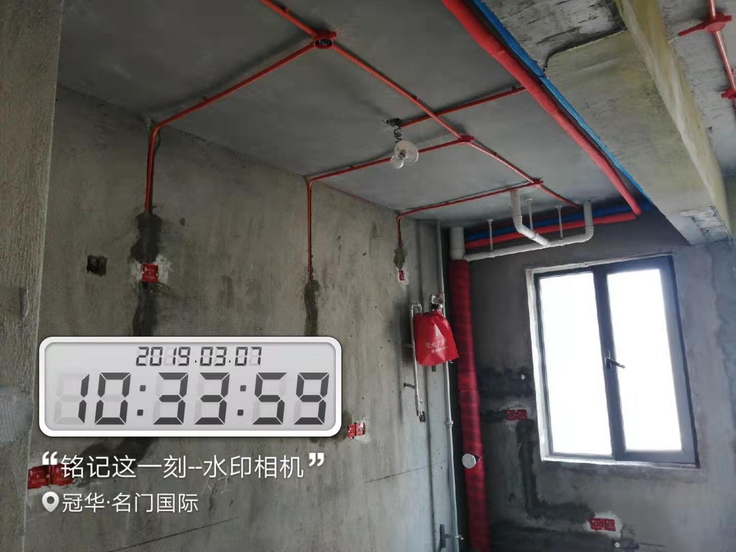 南阳佳天下名门国际工地水电验收